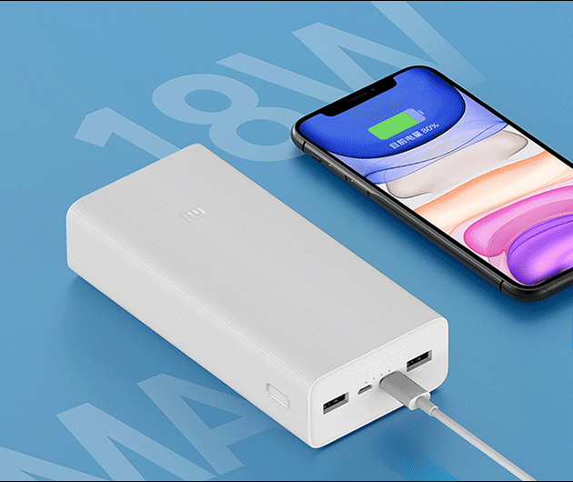 Xiaomi lance la Mi V3 Power Bank 30 000 mAh en version charge rapide 18 W