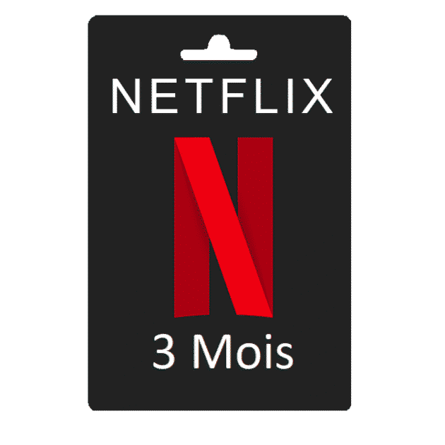 Abonnement Netflix 3 Mois 4K Ultra HD